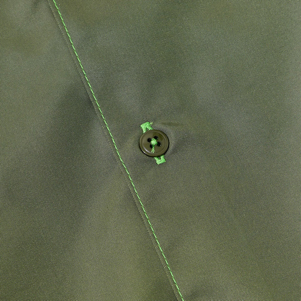 Sturla - L/S Button Up Shirt - Olive Shot Nylon