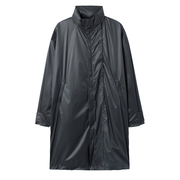 Sturla - Ghost Shell Coat - Charcoal Blue Translucent Nylon