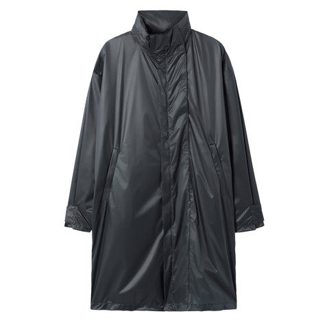 Sturla - Ghost Shell Coat - Charcoal Blue Translucent Nylon