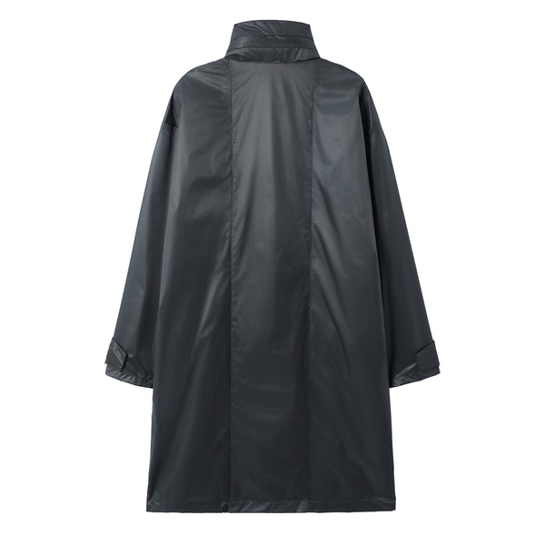 Sturla - Ghost Shell Coat - Charcoal Blue Translucent Nylon