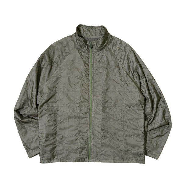 Sturla - Grid Zip Up - Grape Leaf Ripstop Nylon