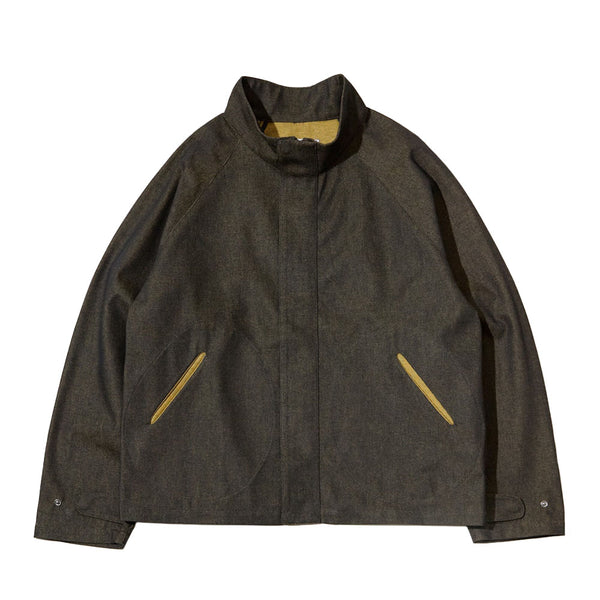 Sturla - Incision Jacket - Black Reverse Denim