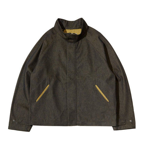 Sturla - Incision Jacket - Black Reverse Denim
