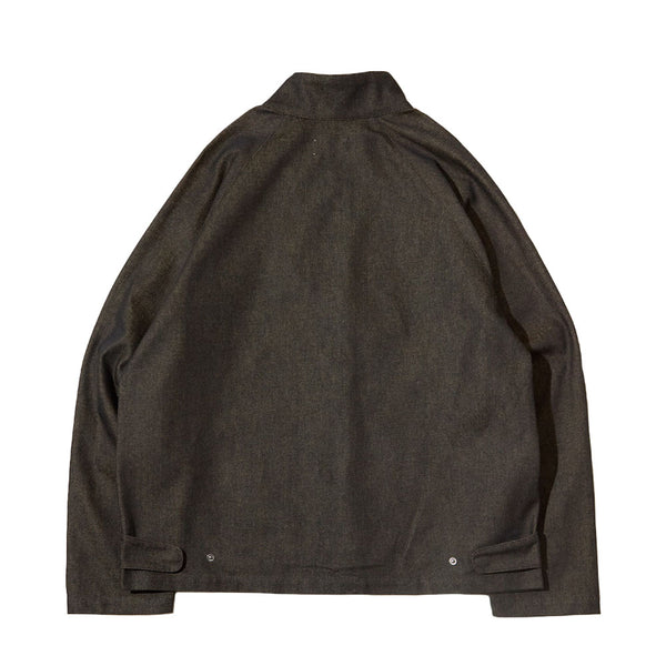 Sturla - Incision Jacket - Black Reverse Denim