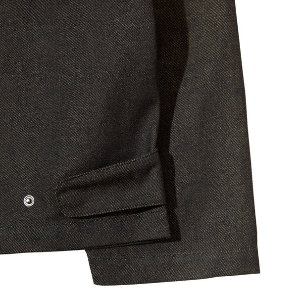 Sturla - Incision Jacket - Black Reverse Denim