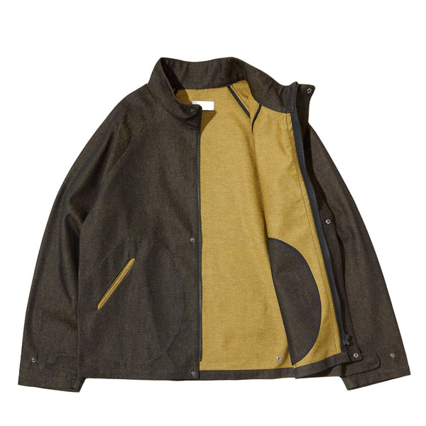Sturla - Incision Jacket - Black Reverse Denim