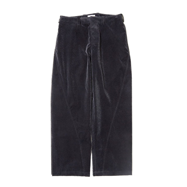 Sturla - Twisted Seam Trousers - Charcoal Flocked Nylon