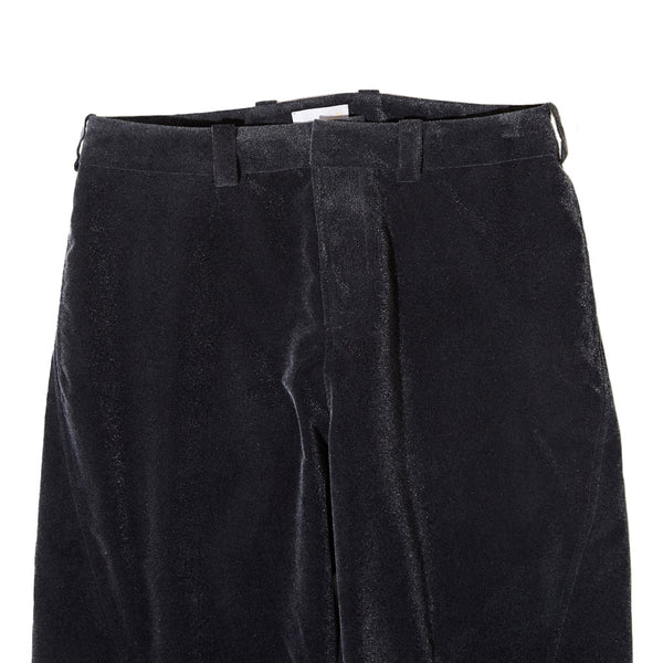 Sturla - Twisted Seam Trousers - Charcoal Flocked Nylon