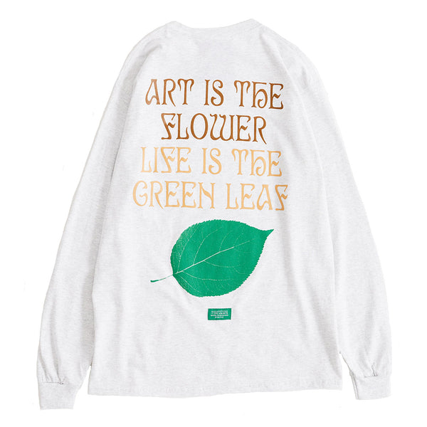 ALL CAPS STUDIO - The Path Is A Spiral L/S T-Shirt - Ash