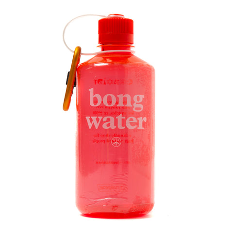 Mister Green - Bong Water Nalgene Bottle w/Carabiner - Red