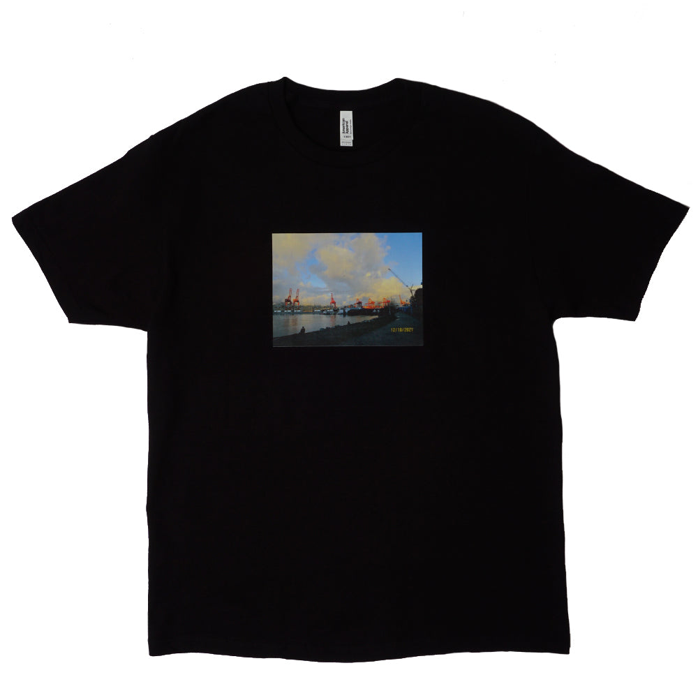 QQ Press & Crack Gallery - Block Cam T-Shirt - Black