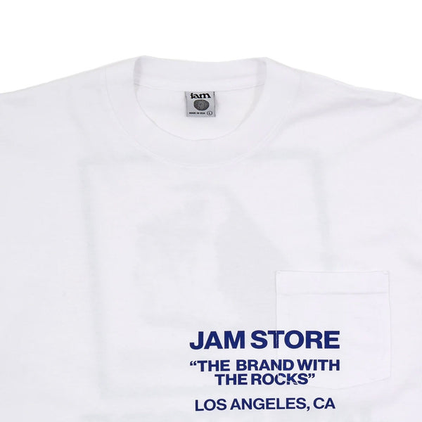 Jam - Rock Brand Pocket T-shirt - White