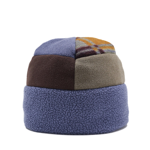 LLOYD / ALTERIOR Toque - 8 Panel - Plaid/Stellar/Brown/Taupe