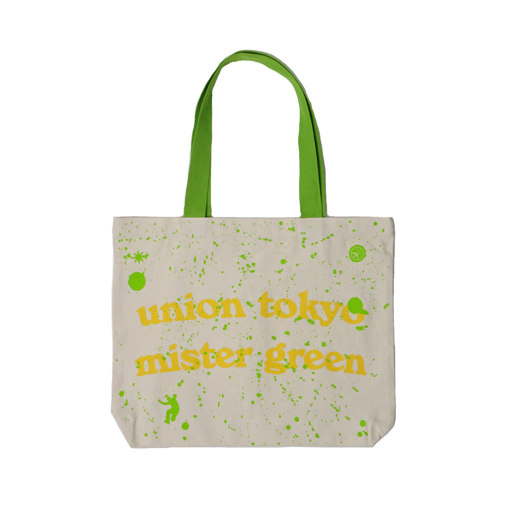 Mister Green for Union Tokyo - Splatter Tote Bag  - Natural