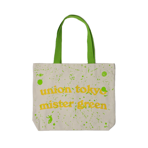 Mister Green for Union Tokyo - Splatter Tote Bag  - Natural