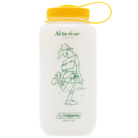 Jam for Alterior - 32 Oz Nalgene Bottle Wide Mouth - HDPE Frosted - Yellow