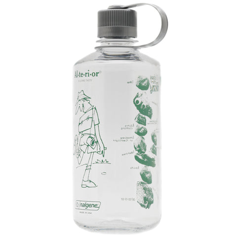 Jam for Alterior - 32 Oz Nalgene Bottle Narrow Mouth - Hard Clear - Platinum