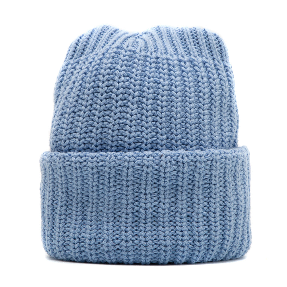 Alterior - Chunky Knit Beanie - Soft Blue