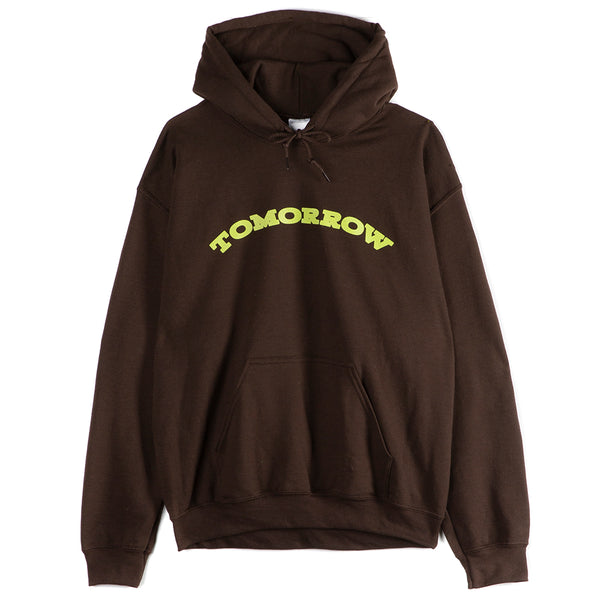 Tomorrow Store - Logo Hooded Pullover - Brown